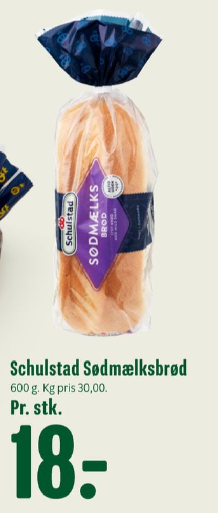 Schulstad, Sødmælksbrød