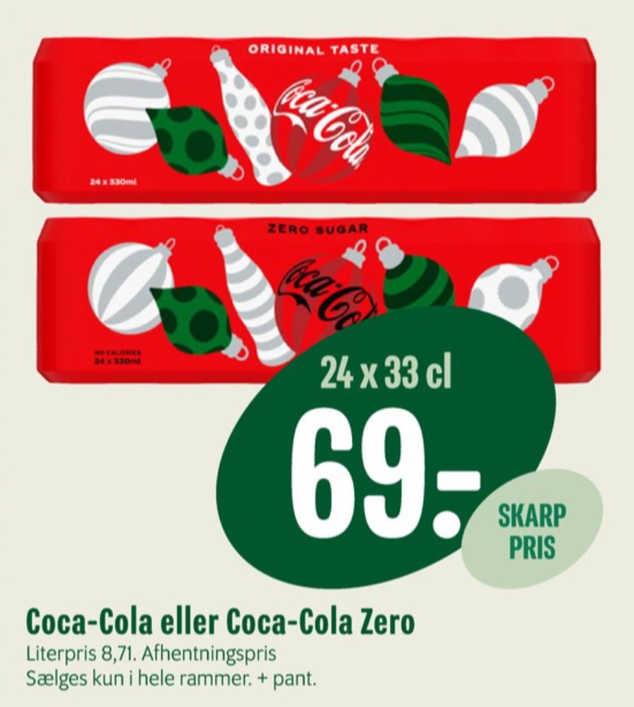 Coca Cola Zero, Cola 24 pk.
