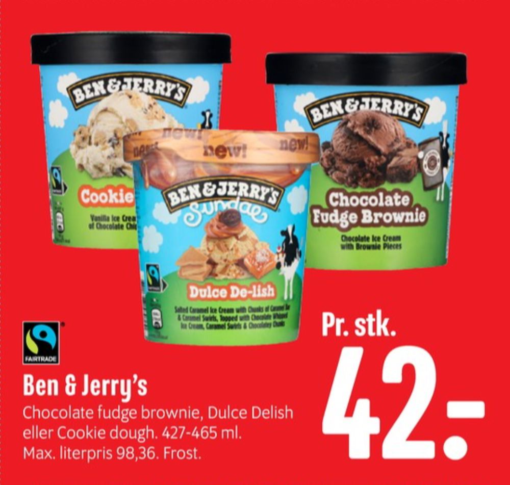 Frisko Ben & Jerry's, Chocolate Fudge Brownie is