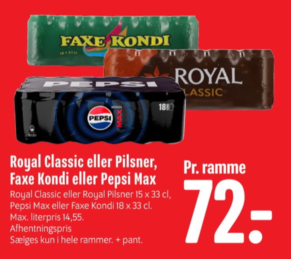 Pepsi Max, Cola 18 pk.