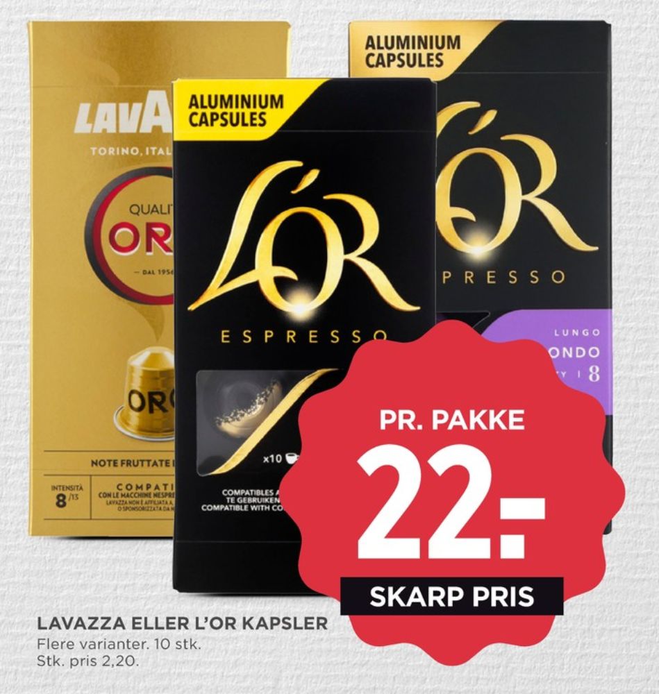 LOR Espresso Ristretto, Kaffekapsler