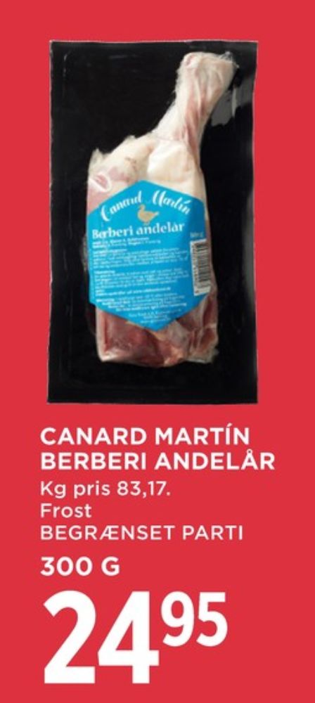 Canard Martin, Andelår