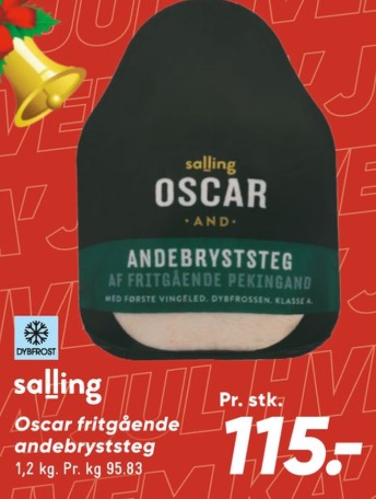Salling Oscar, Andebryststeg