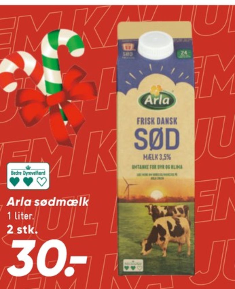 Arla, Sødmælk