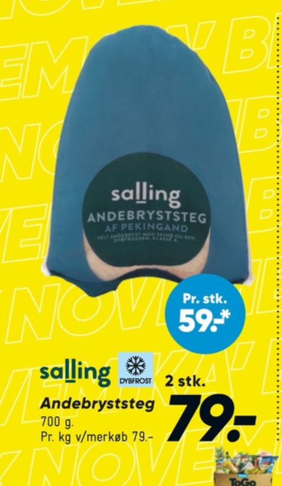 Salling, Andebryststeg