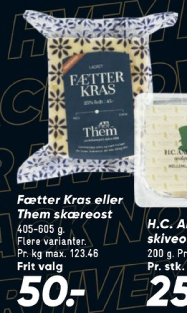 Them Ost, Skæreost Fætter Kras lagret