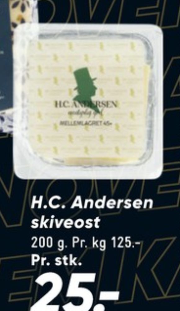 HC Andersen, Skiveost Mellemlagret 45+