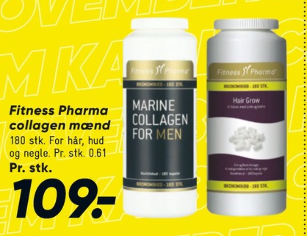 Fitness Pharma, Kosttilskud