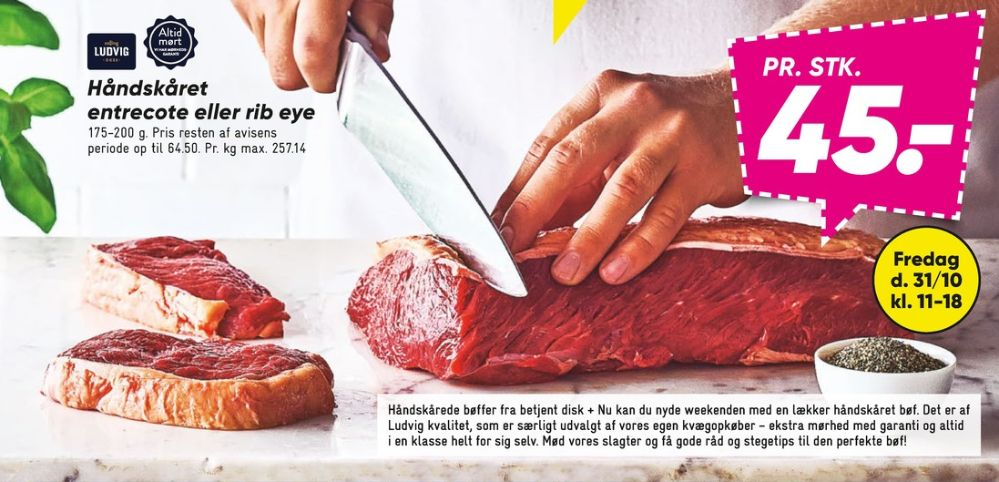 Salling Ludvig, Okseentrecotes