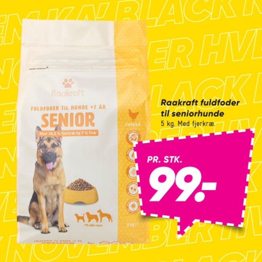 Raakraft, Hundefoder