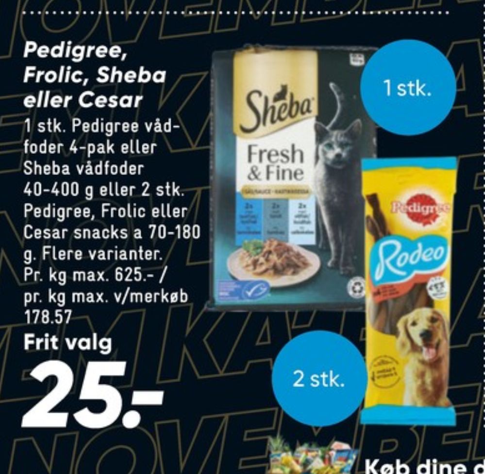Pedigree, Hundefoder