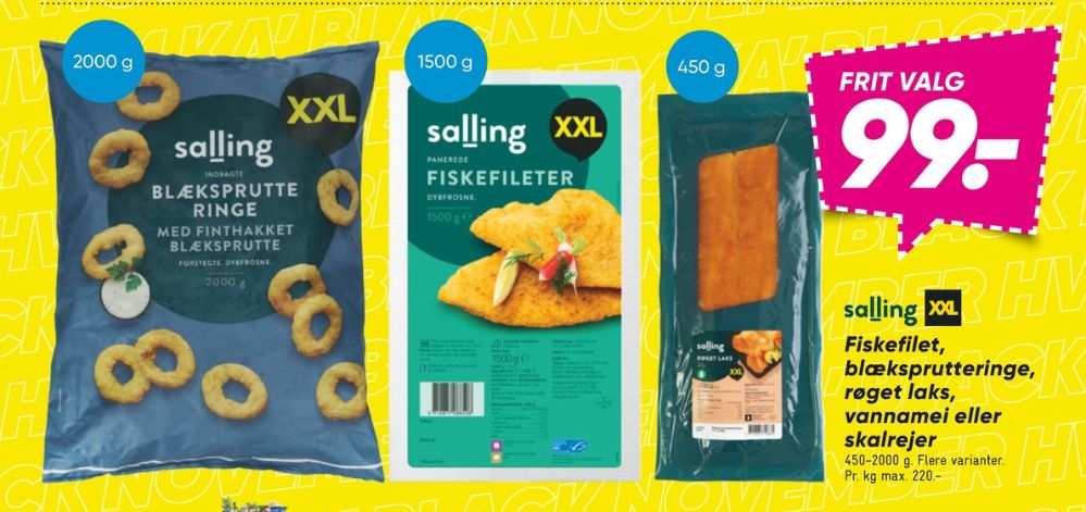 Salling, Fiskefileter