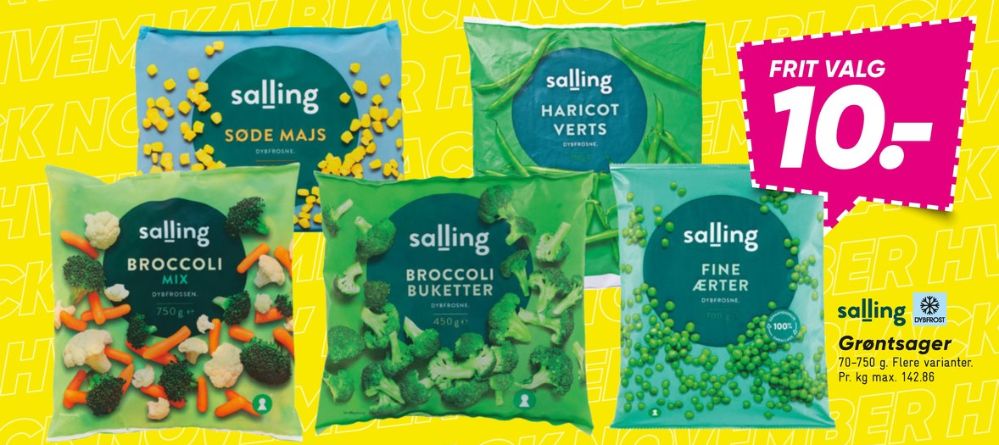 Salling, Fine Ærter