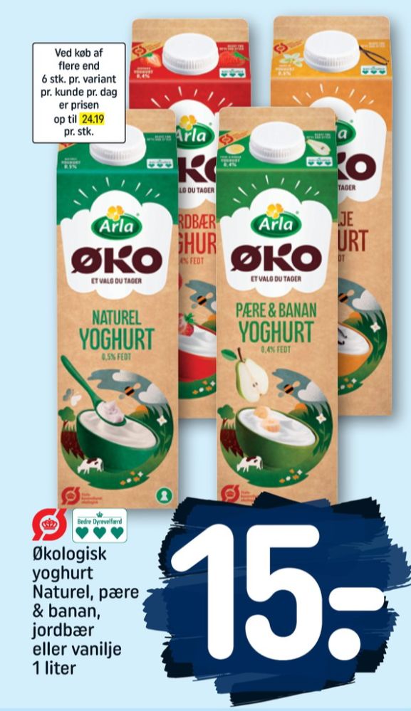 Arla, Jordbær Yoghurt 