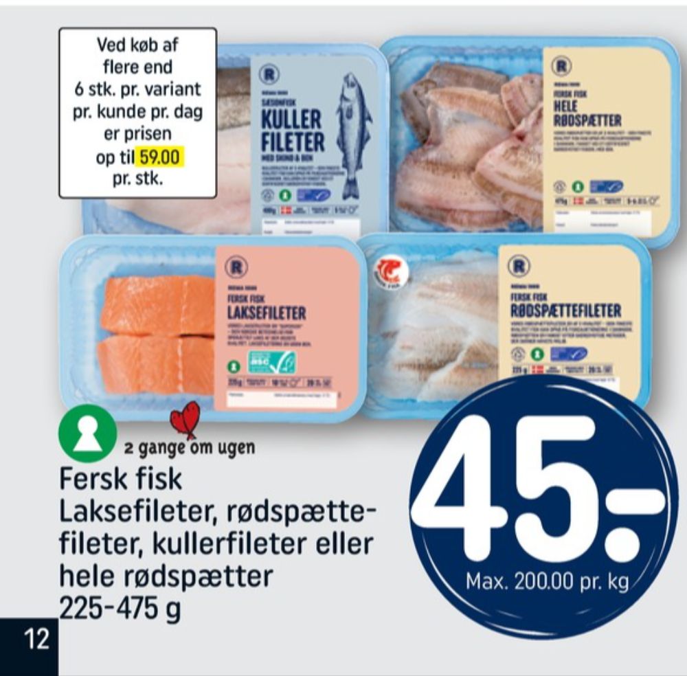 Rema 1000, Laksefilet