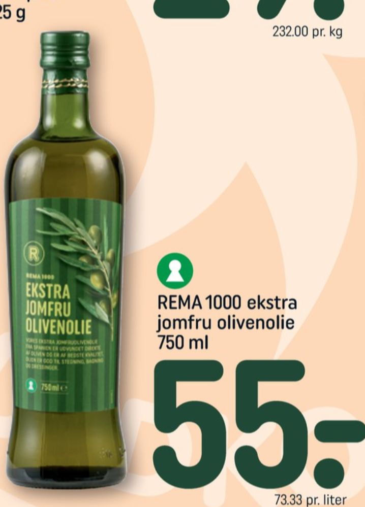 Rema 1000, Olivenolie