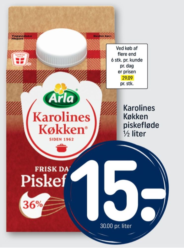 Karolines, Piskefløde 36%