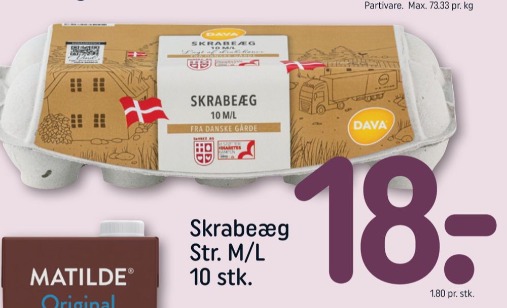 DAVA Foods, Skrabeæg M/L