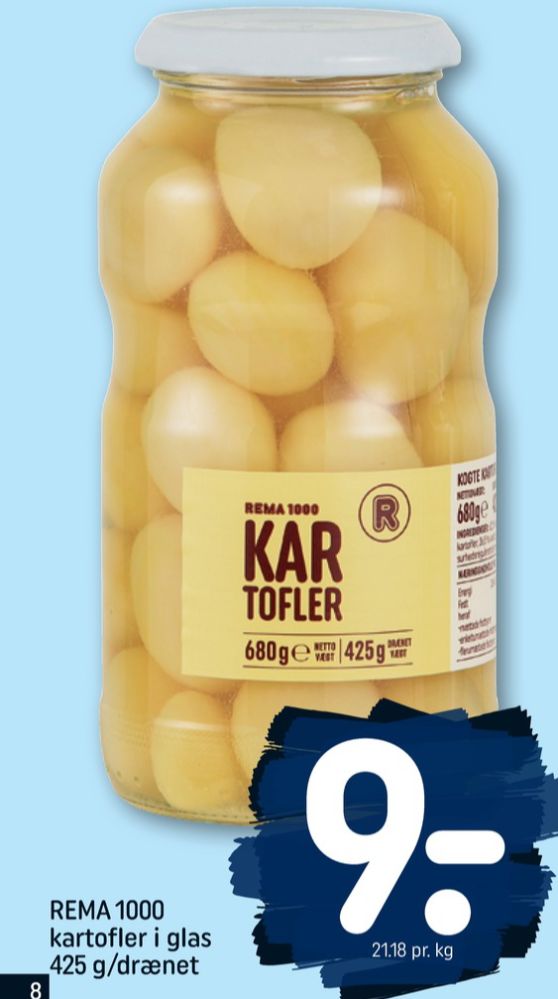 Rema 1000, Kartofler