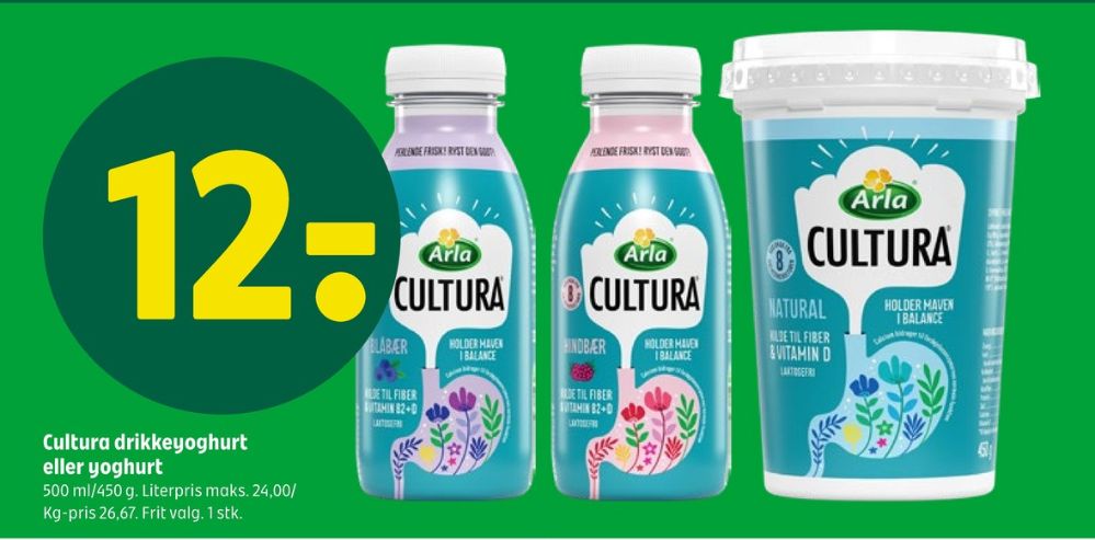 Cultura, Naturel Yoghurt 