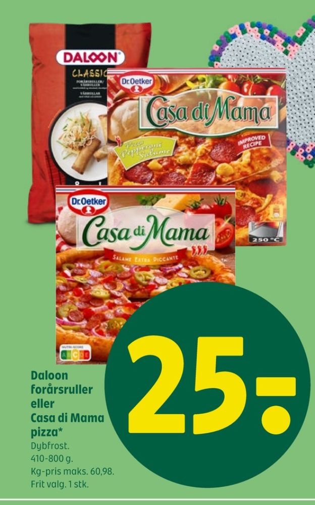 Casa di Mama, Pepperoni Saleme Pizza