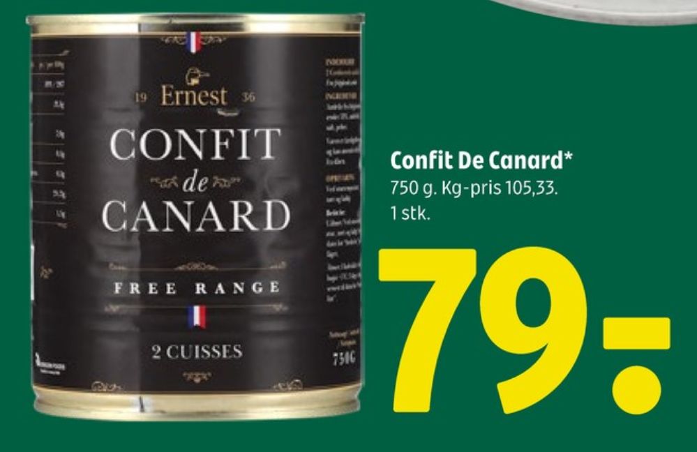 Ernest Charles, Confiterede Andelår