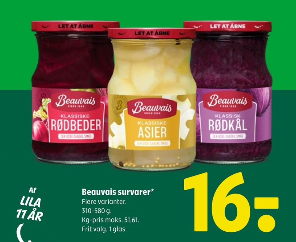 Beauvais, Asier syltet