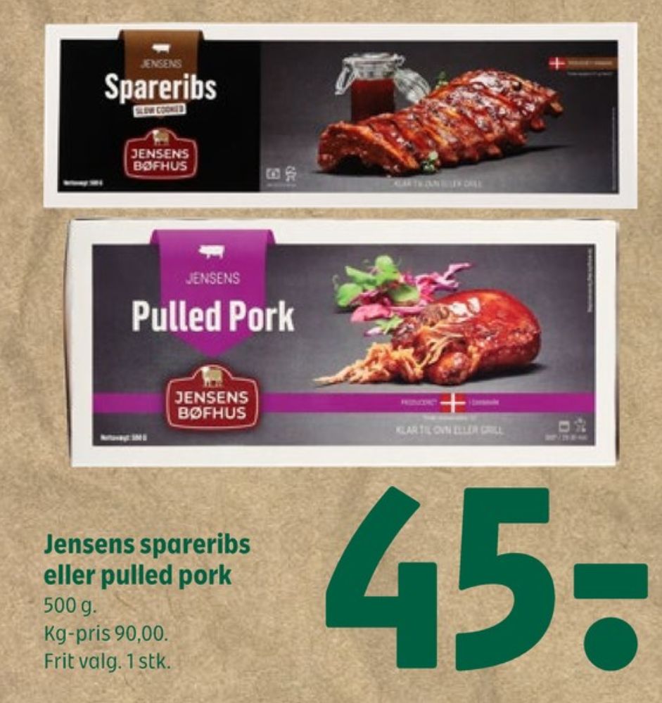 Jensens, Spareribs