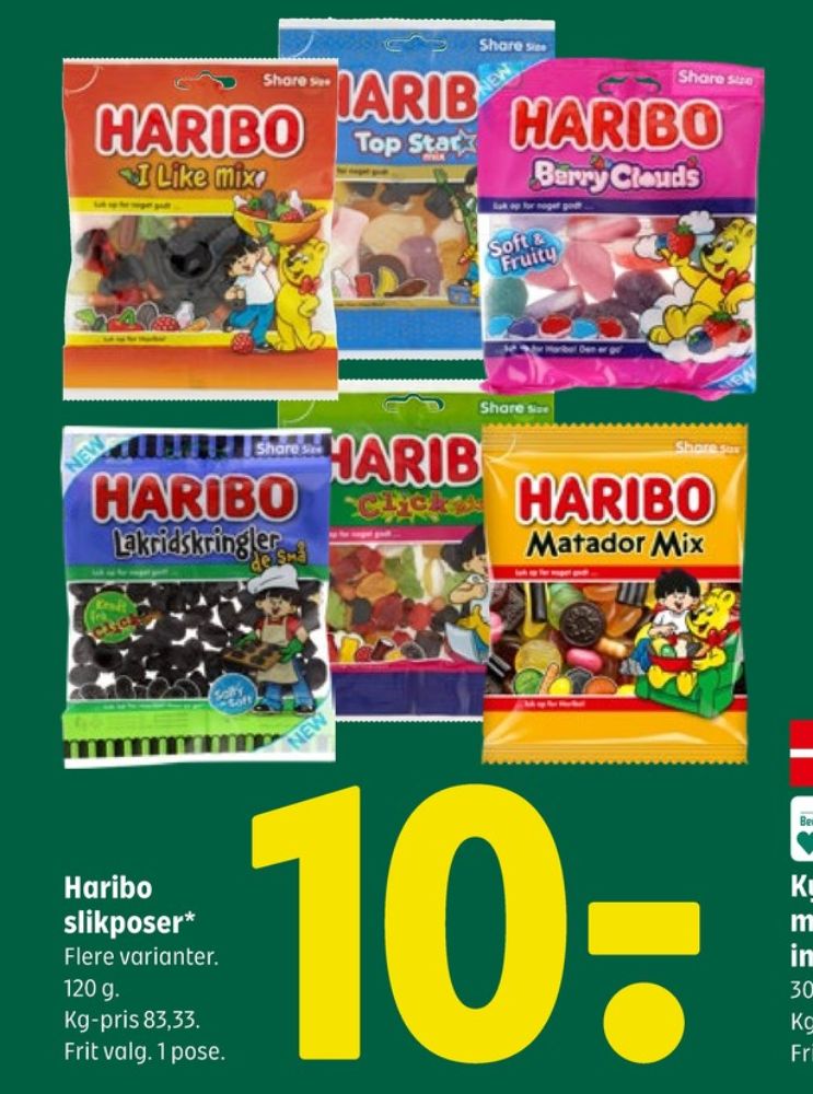 Haribo Top Star Mix, Slikposer