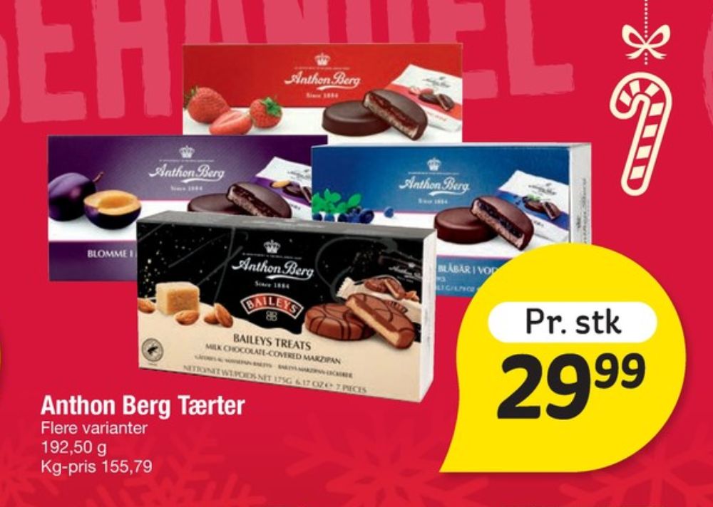 Anthon Berg, Marcipantærter Jordbær i Champagne