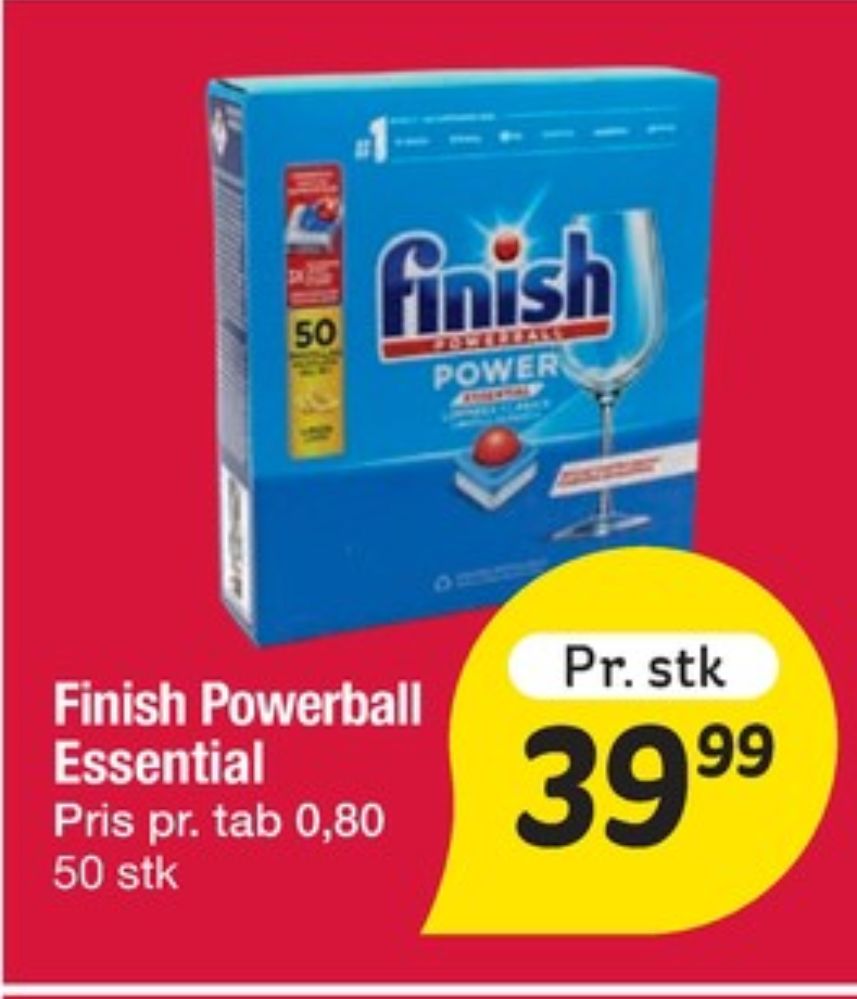 Finish, Maskinopvask-tabs