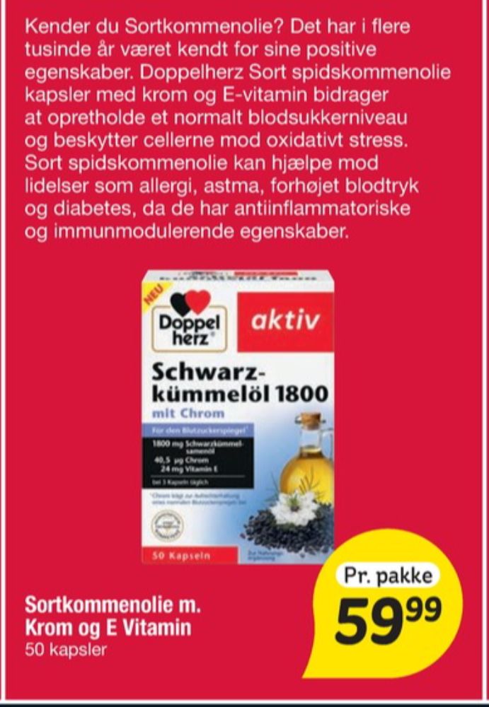 Doppelherz, Kosttilskud