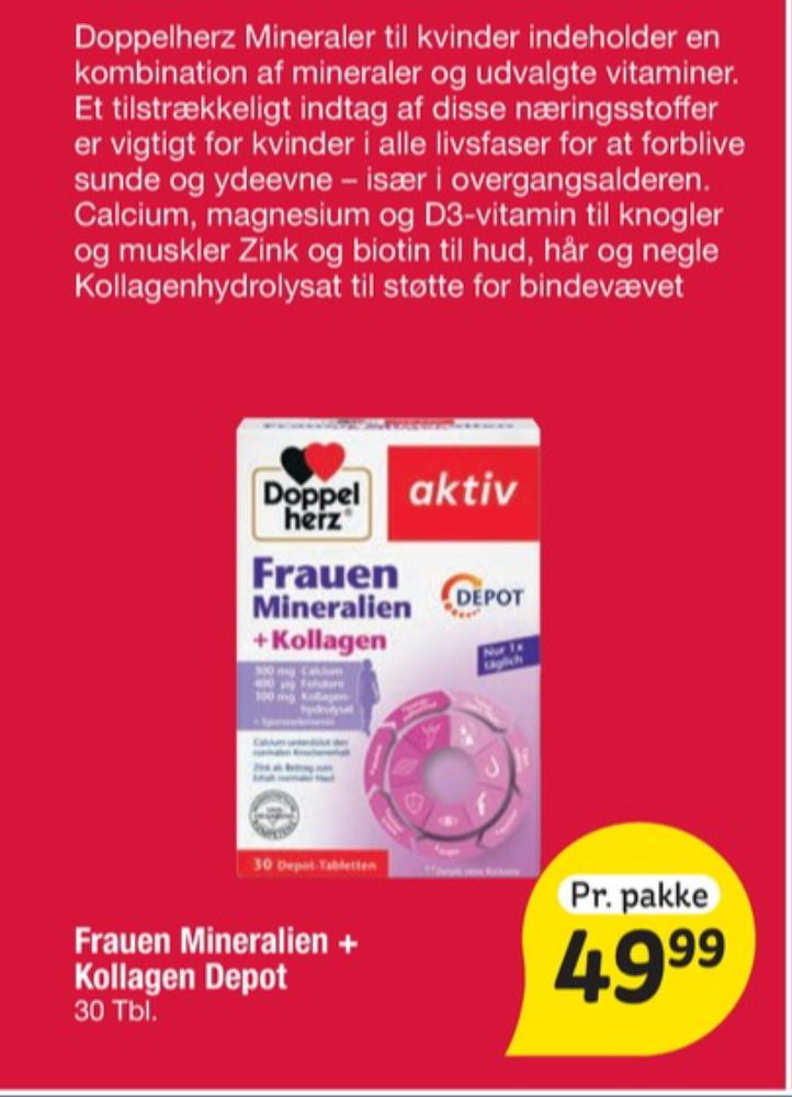 Doppelherz, Kosttilskud