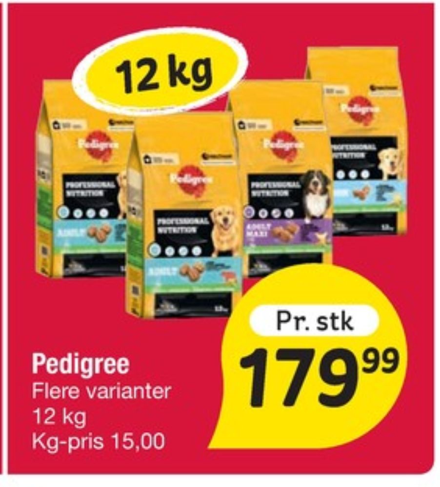 Pedigree, Hundefoder