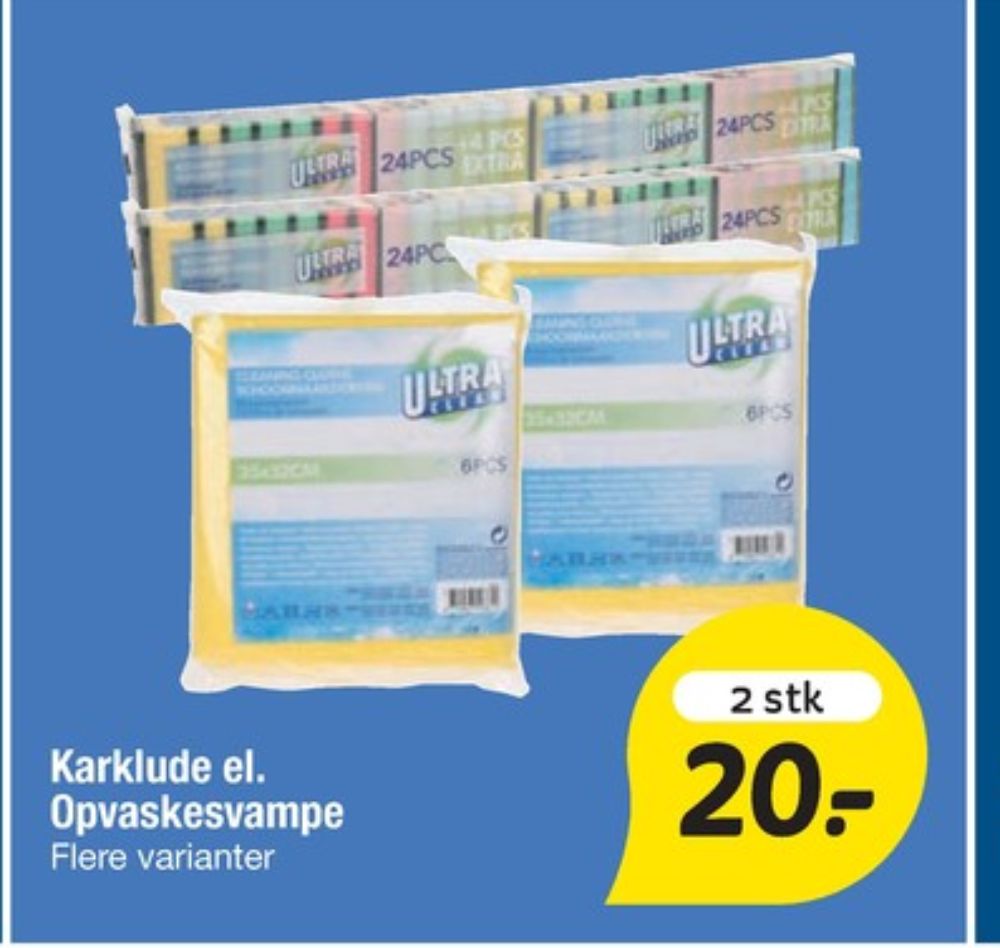 Ultra Clean, Rengøringssvampe