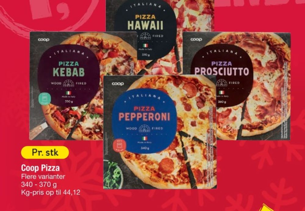 Coop, Pizza Prosciutto