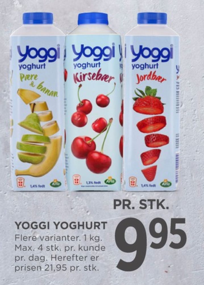 Yoggi, Jordbær Yoghurt 