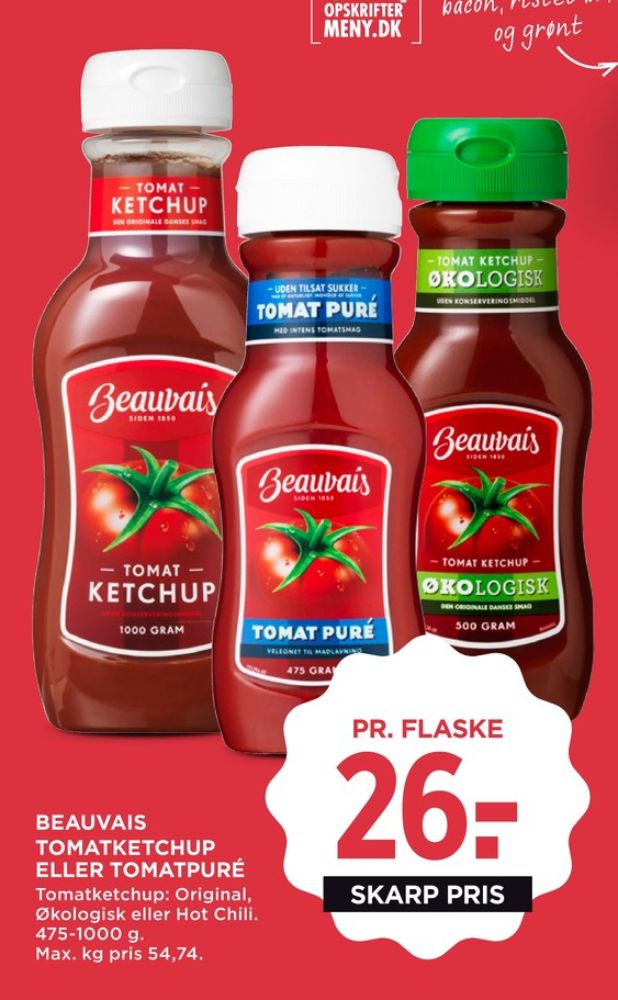 Beauvais, Tomatpuré