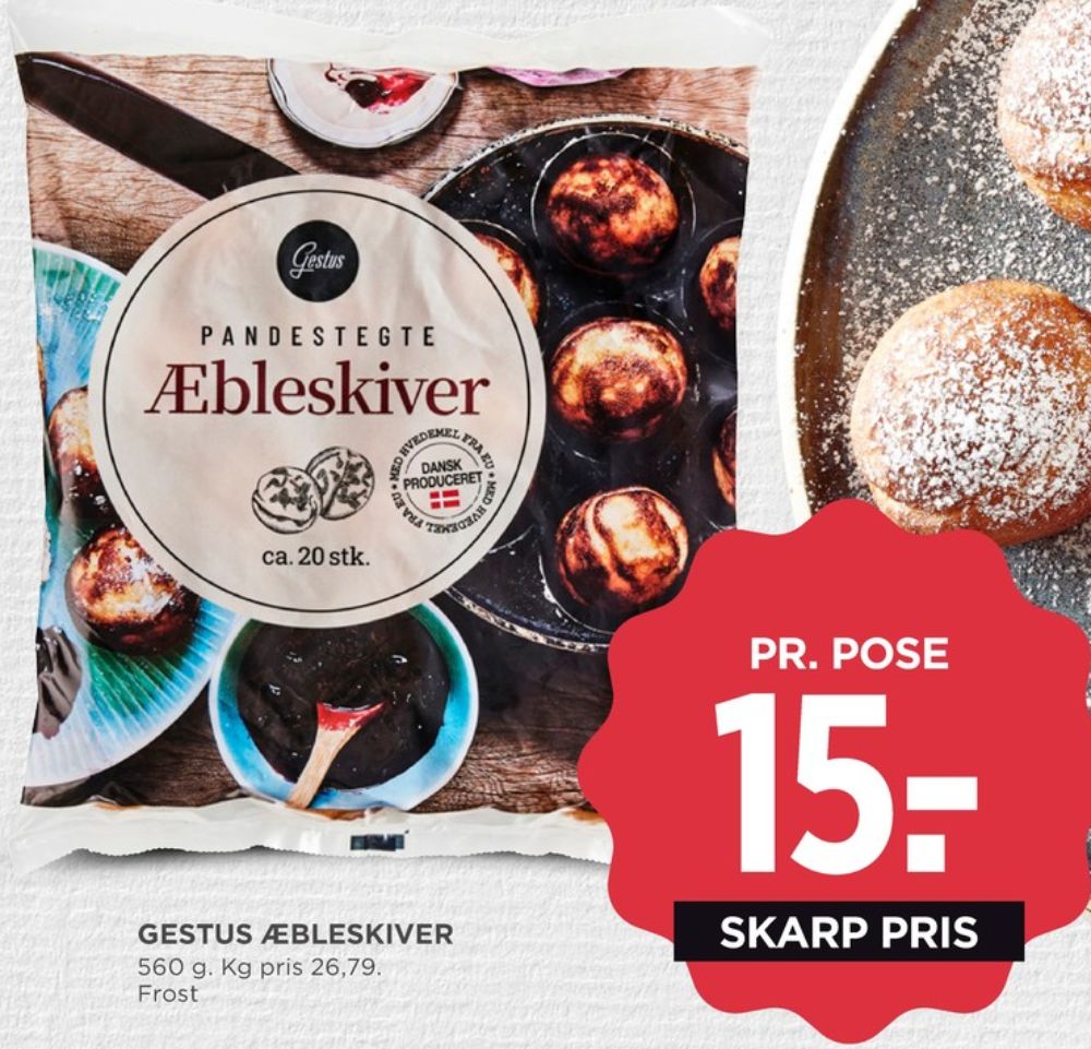 Gestus, Æbleskiver