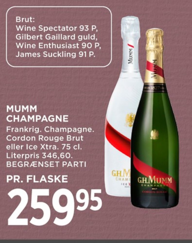 Mumm, Champagne