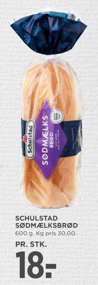 Schulstad, Sødmælksbrød