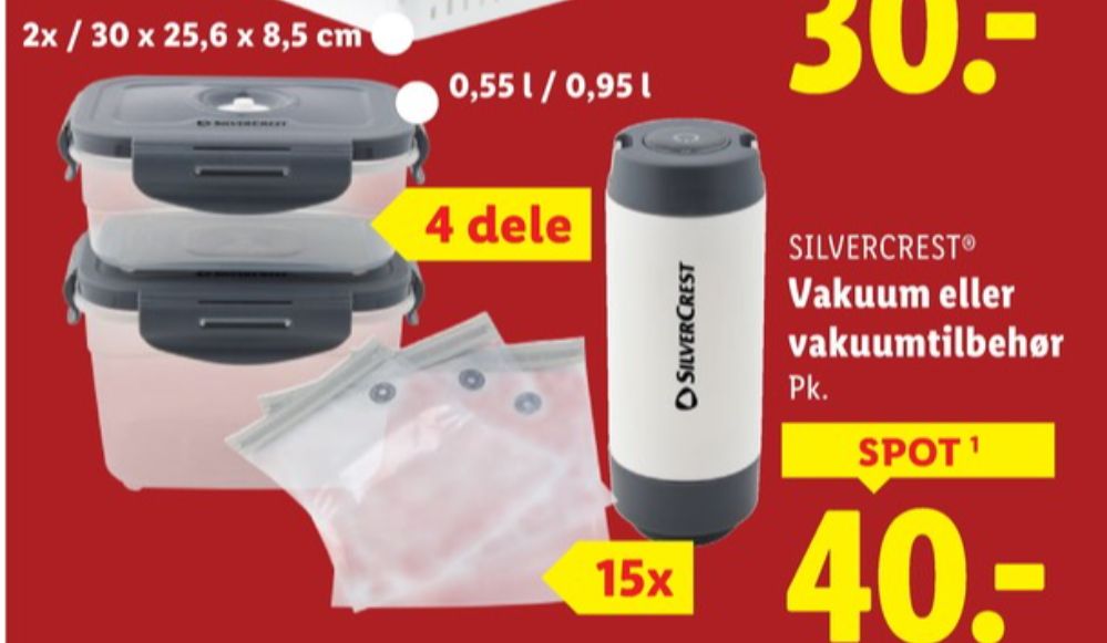 SilverCrest, Vakuumposer