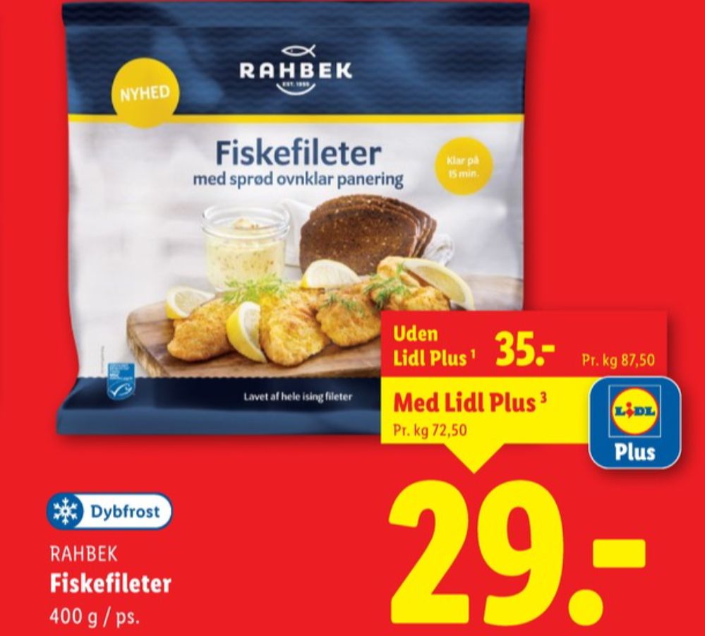 Rahbek, Fiskefileter