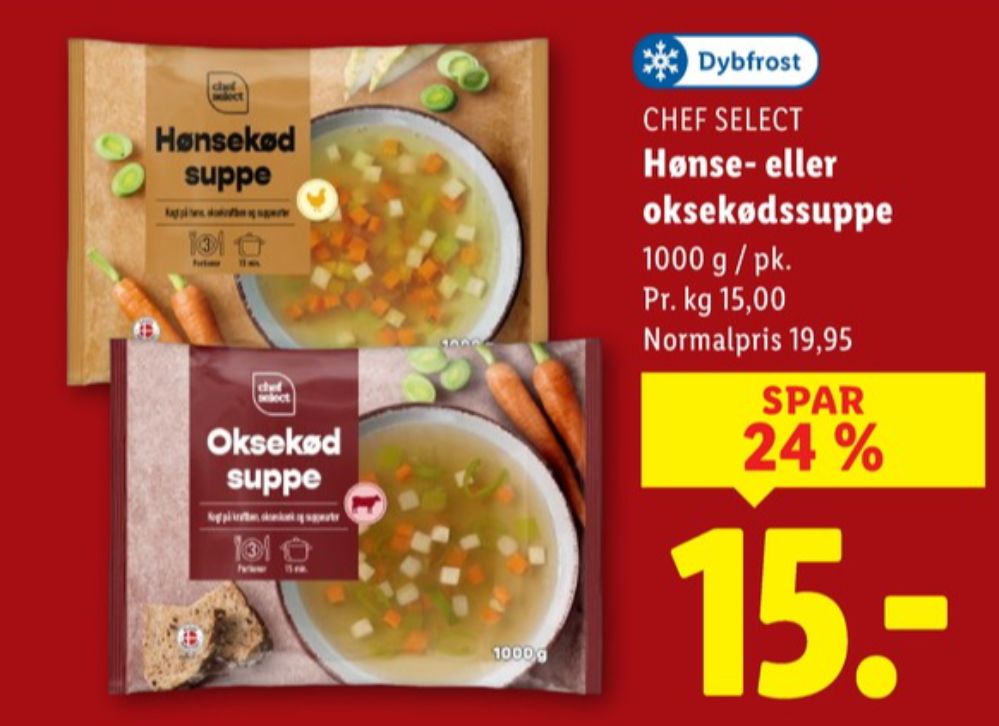 Chef Select, Oksekødssuppe
