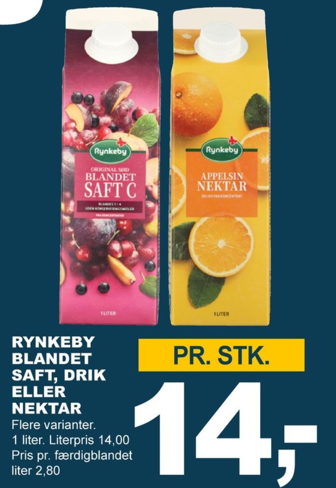 Rynkeby, Blandet Saft C
