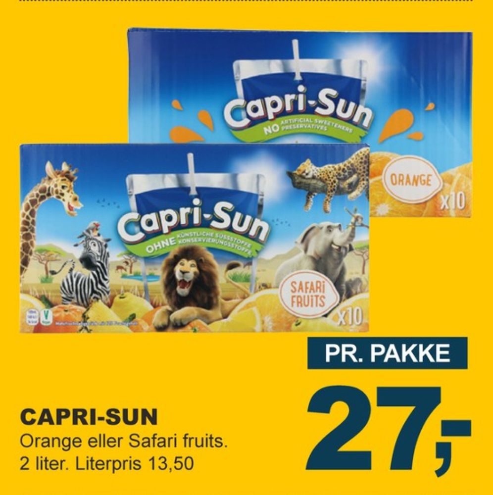 Capri-Sun, Frugtdrik Orange