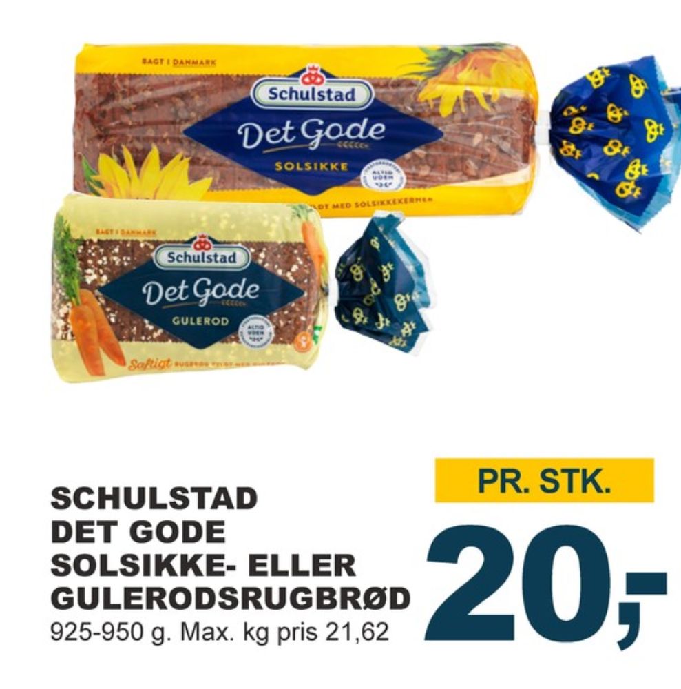 Schulstad Det Gode, Solsikkerugbrød