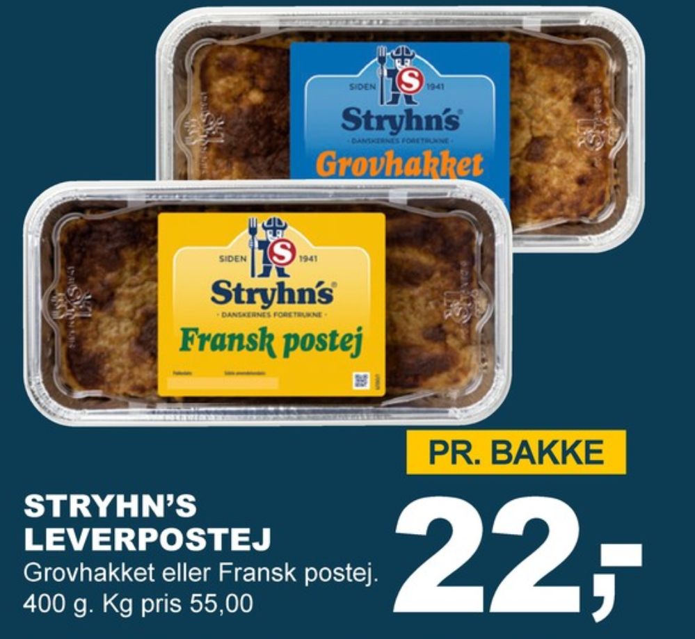 Stryhns Grovhakket, Leverpostej