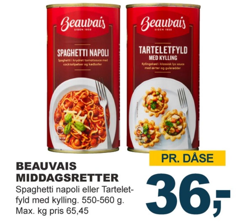 Beauvais, Spaghetti Napoli