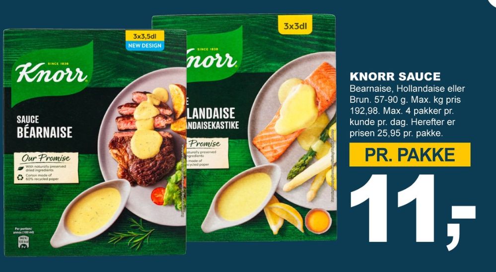 Knorr, Bearnaisesauce